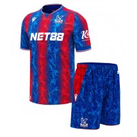 Crystal Palace Adam Wharton #20 Heimtrikotsatz Kinder 2024-25 Kurzarm (+ Kurze Hosen)